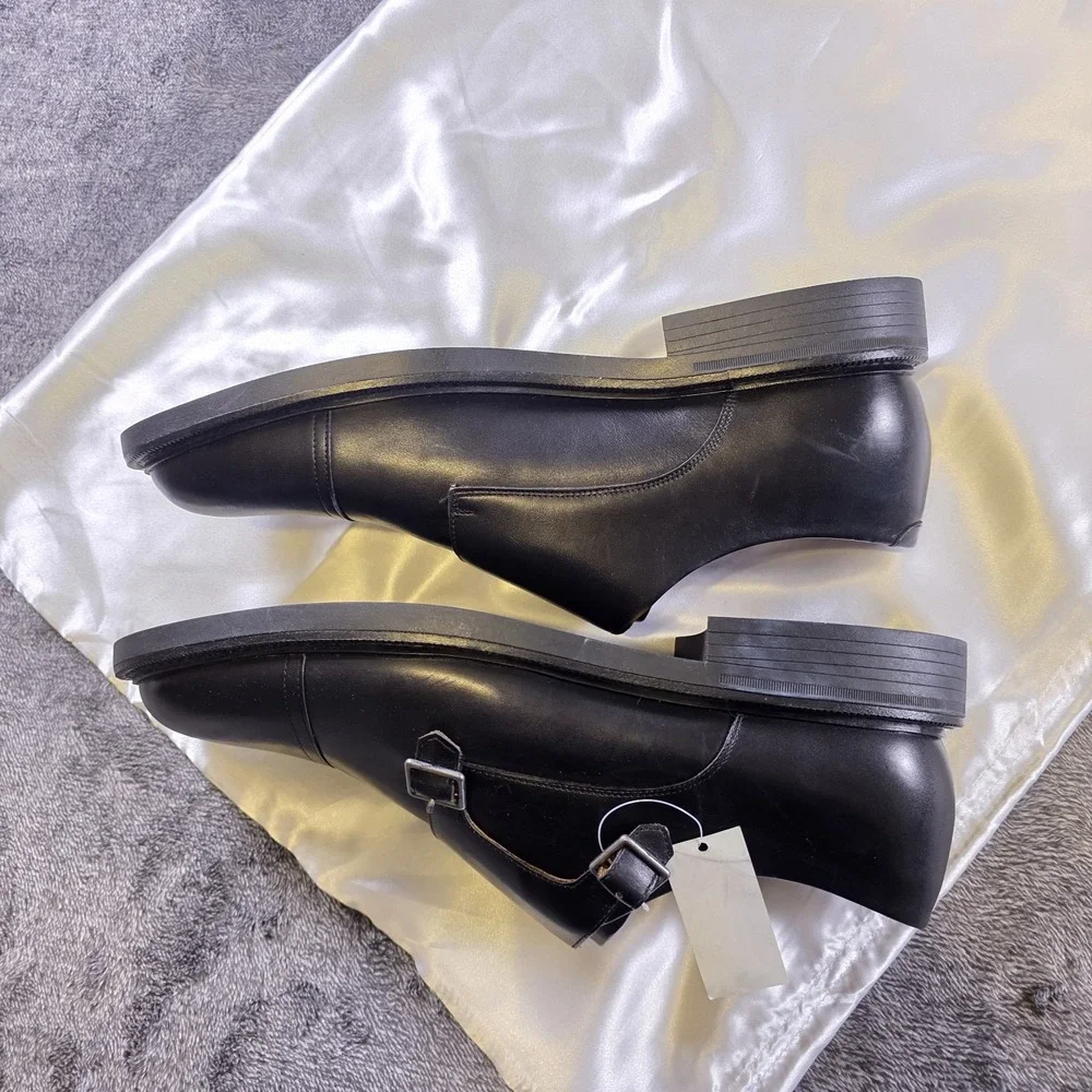 Polo Ralph Lauren Asher Double Monk Strap Oxford Leather Dress Shoes Size 13